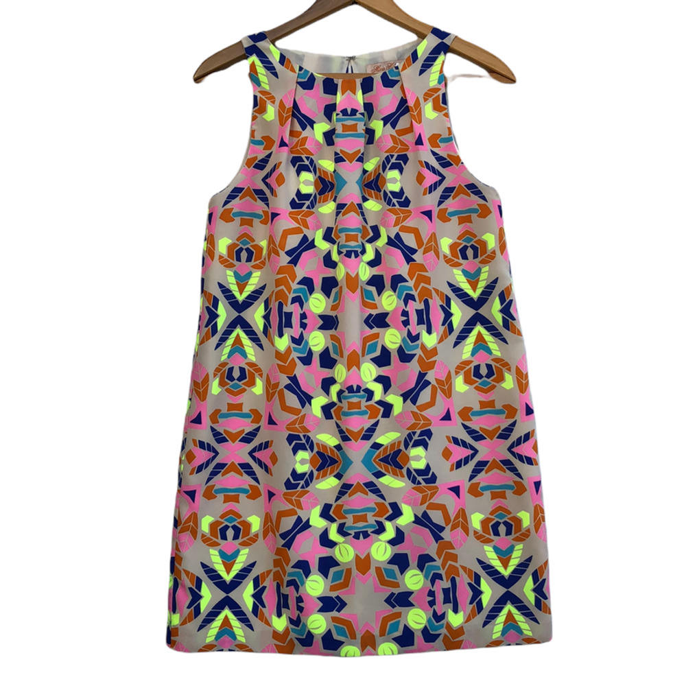 Mara Hoffman | Aloha Stone Neon Shift Dress